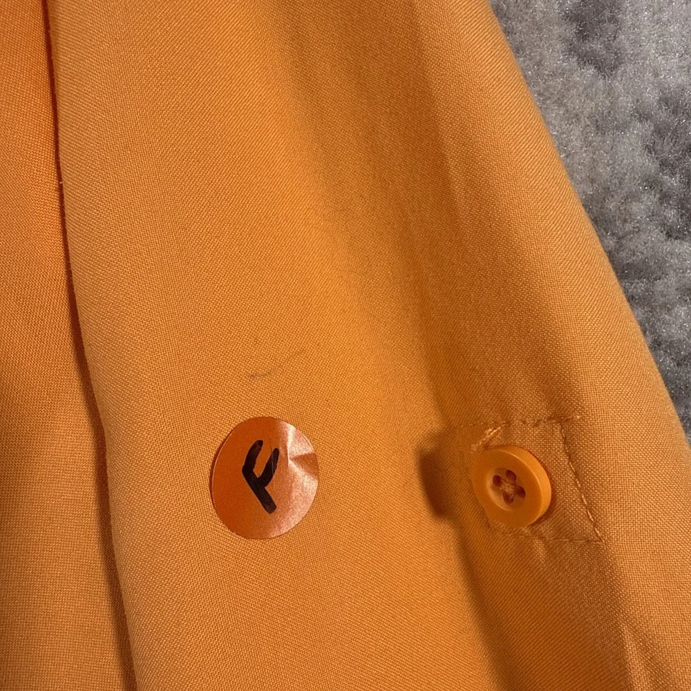 Bimini Bay Shirt Mens Size Extra Large Orange Pockets Fishing Performance‎